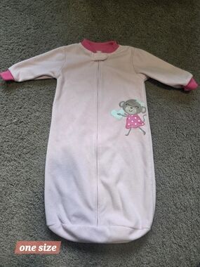 Pink Monkey Sleep Gown for Kids - One Size